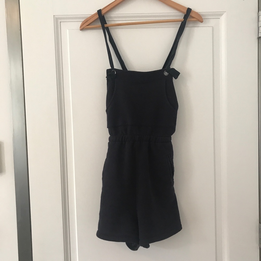 Navy Cotton Romper overalls:)